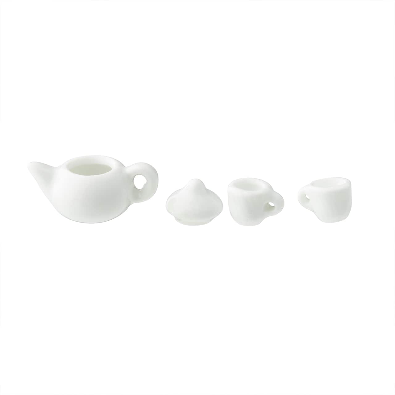 12 Pack: Mini White Tea Set by Make Market®